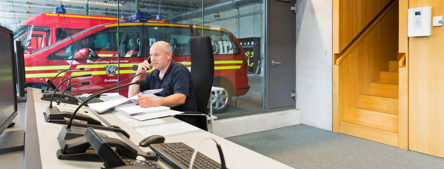 Funk-Brandwarnanlage Beka im Einsatz bei der Feuerwehr Freising