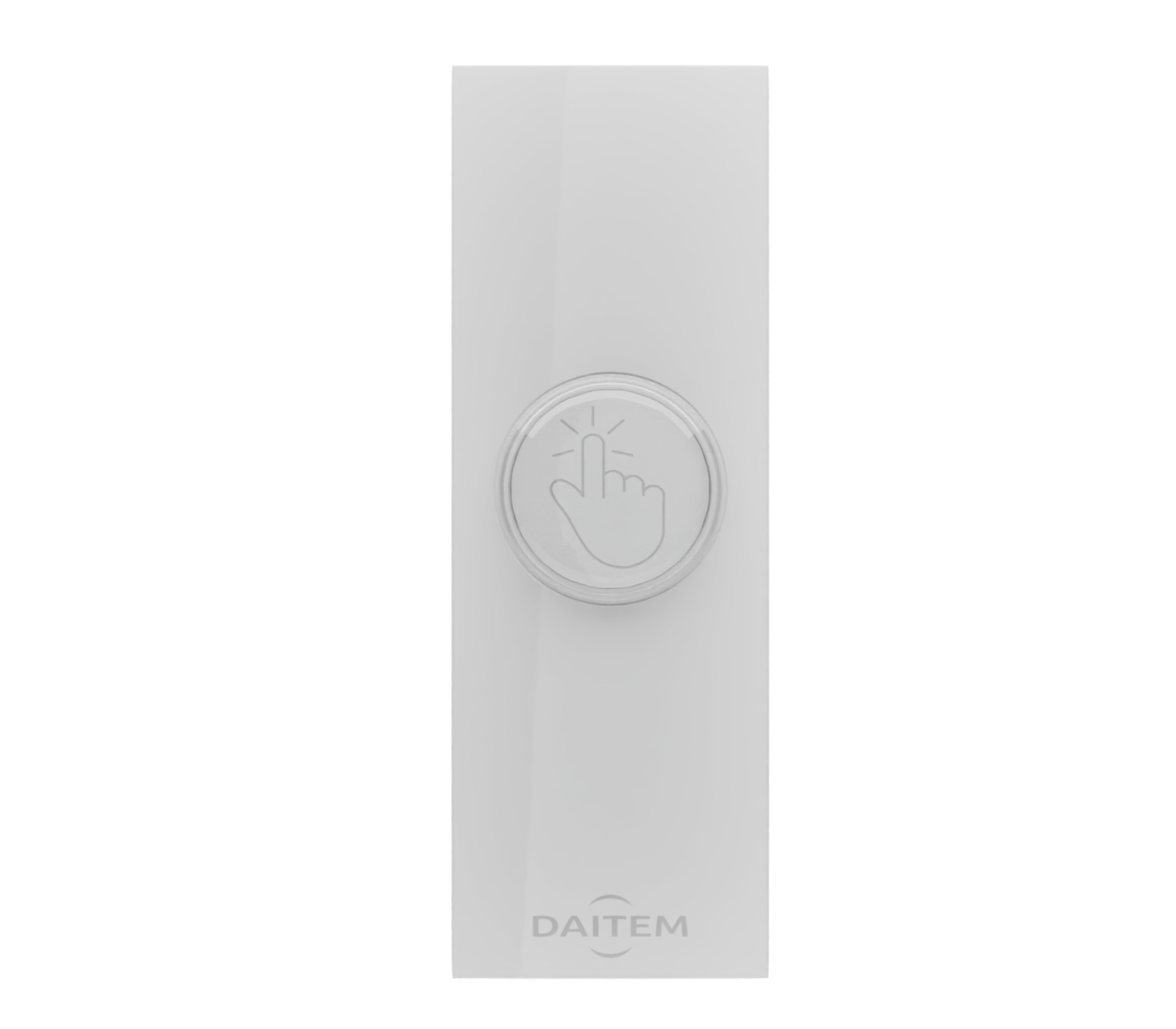 Bouton d'appel d'urgence blanc