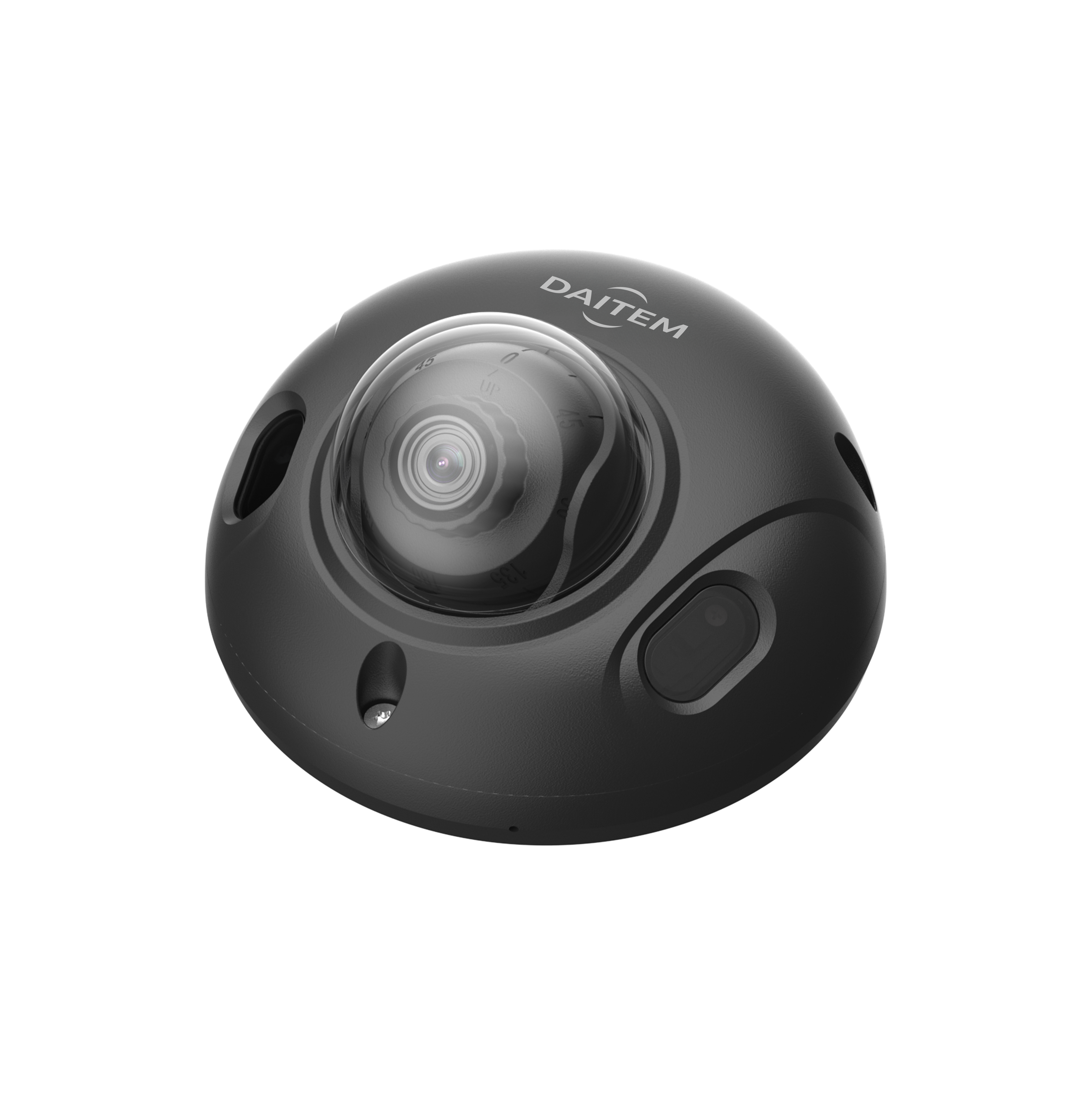 Caméra mini dôme 5mpx noire IA
