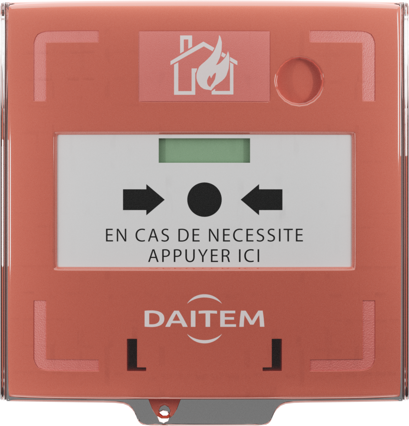 Déclencheur manuel rouge incendie