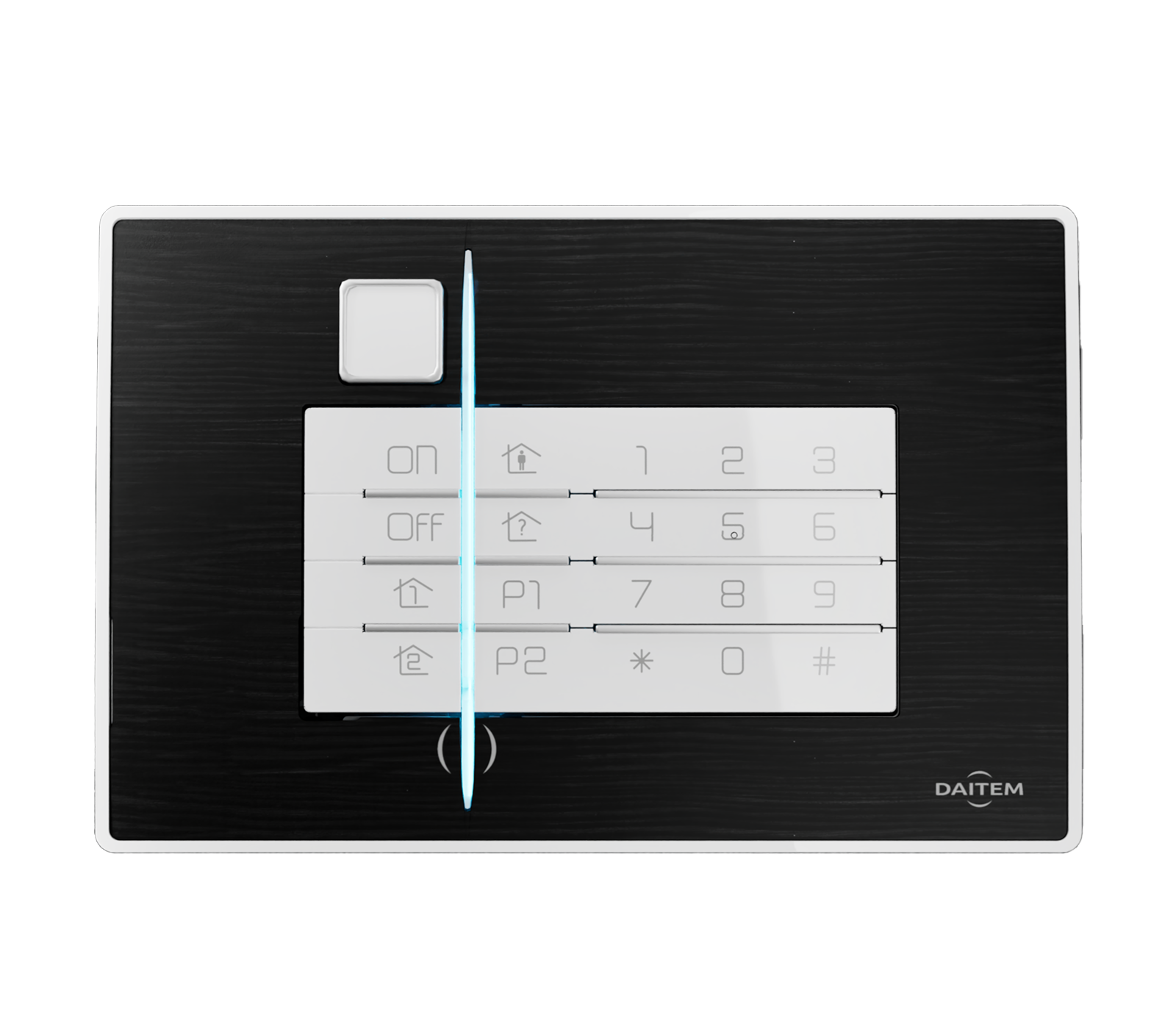 Deko-Cover Schiefer für Code-Bedienteil, D26