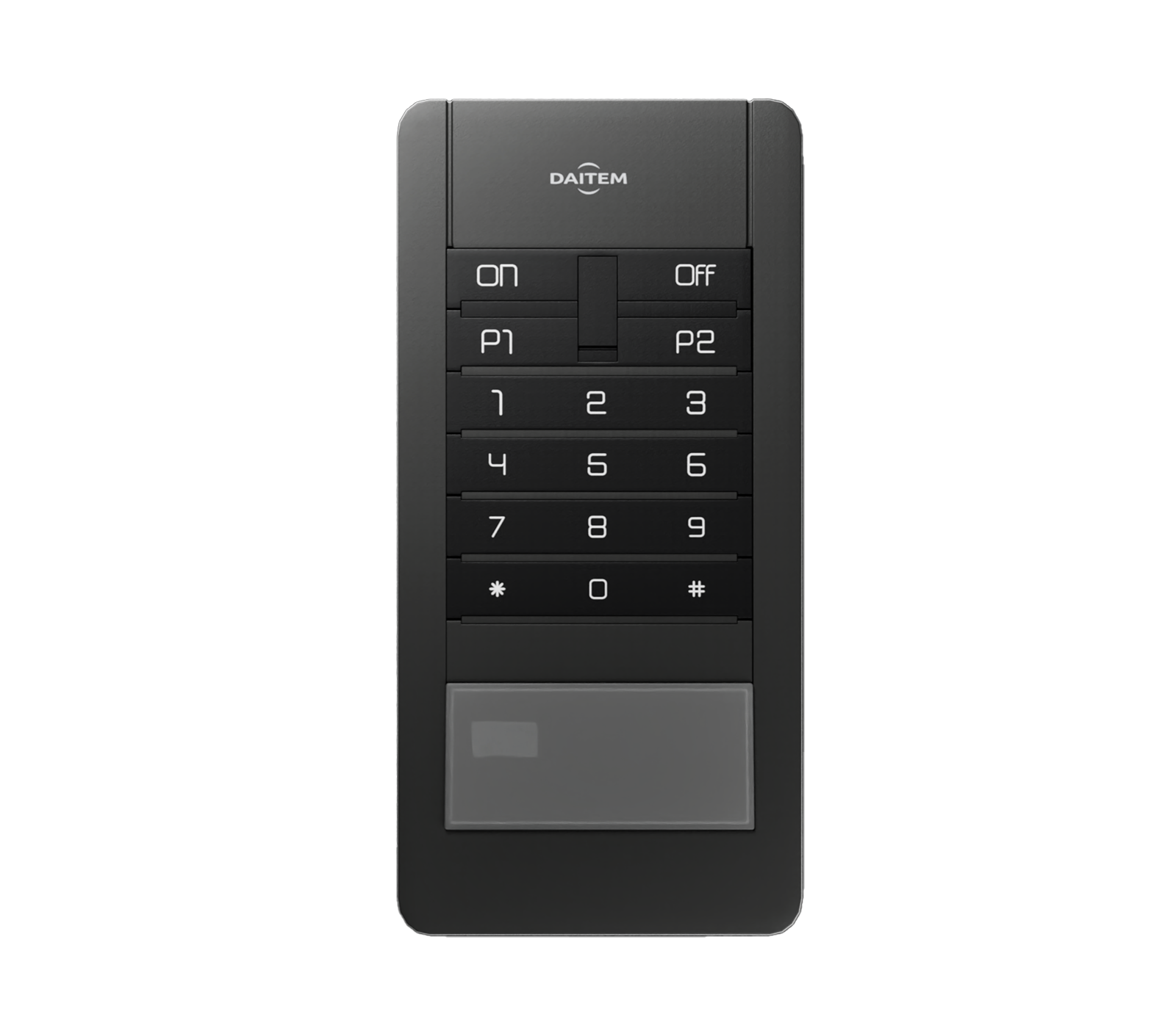 Clavier ext vocale avec lecteur de badge