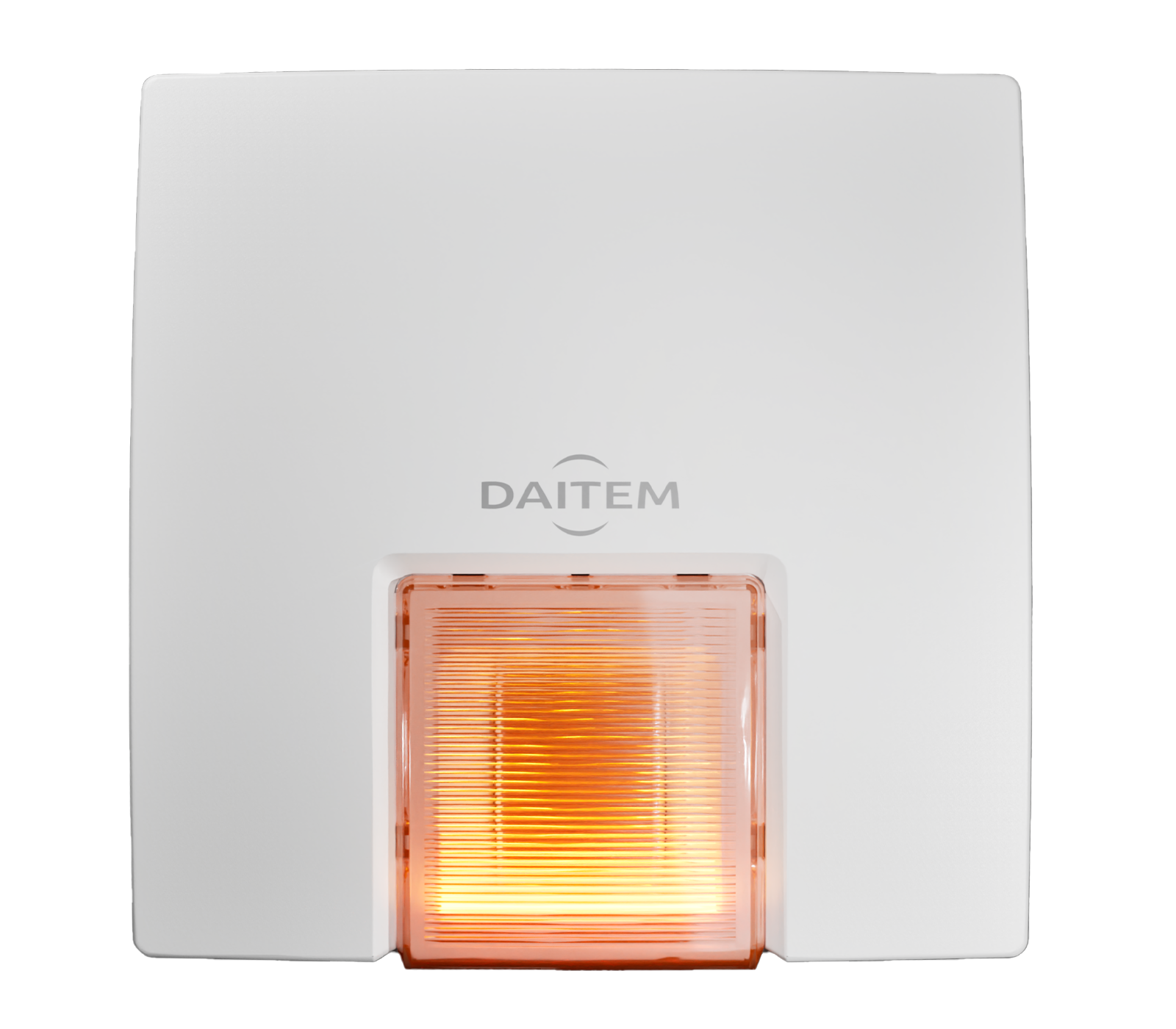 Funk-Außensirene mit Blitzlampe orange, D20